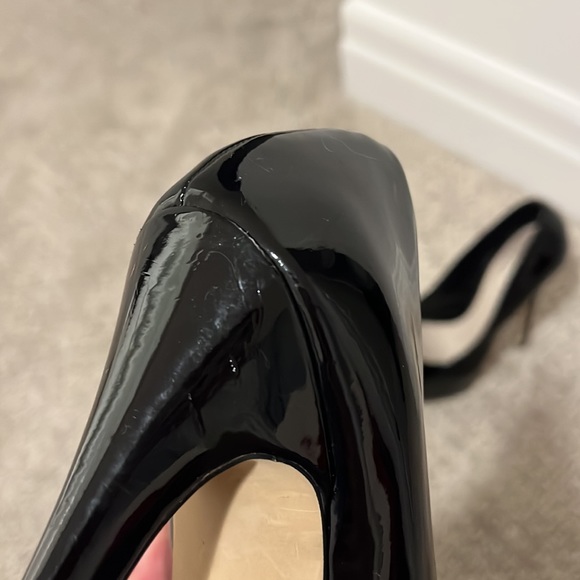Aldo patent leather platform stiletto black heels - Picture 15 of 16